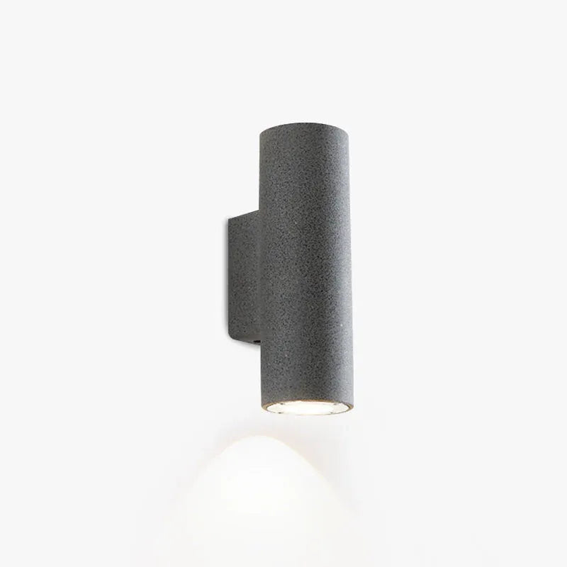 Minimalistische Außenwandleuchte LED Schwarz/Weiß Flur/Balkon/Garten