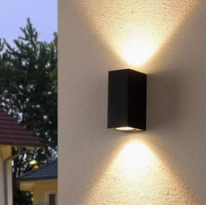 Minimalistisch Wandlampe Metall Schwarz Korridore