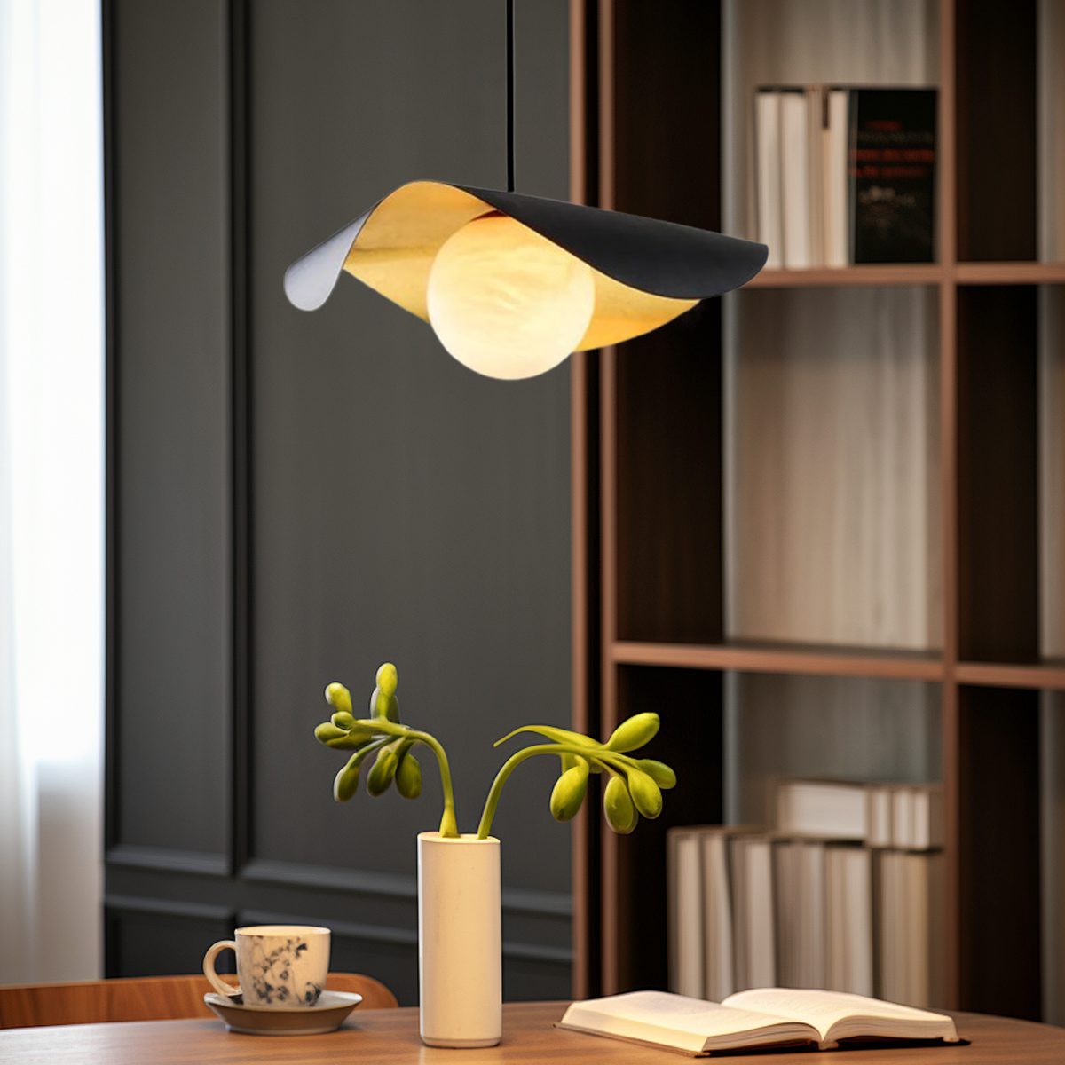 Modern Pendelleuchte LED -perfekt fuer Lesezeit