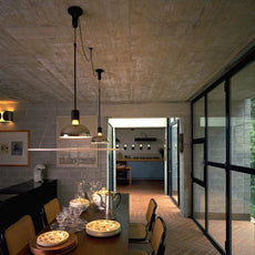 Minimalistisch Pendelleuchte Metall Chrom Wohnzimmer