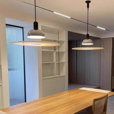 Minimalistisch Pendelleuchte Metall Chrom Wohnzimmer