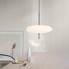 Minimalistisch Pendelleuchte Metall Weiß Wohnzimmer