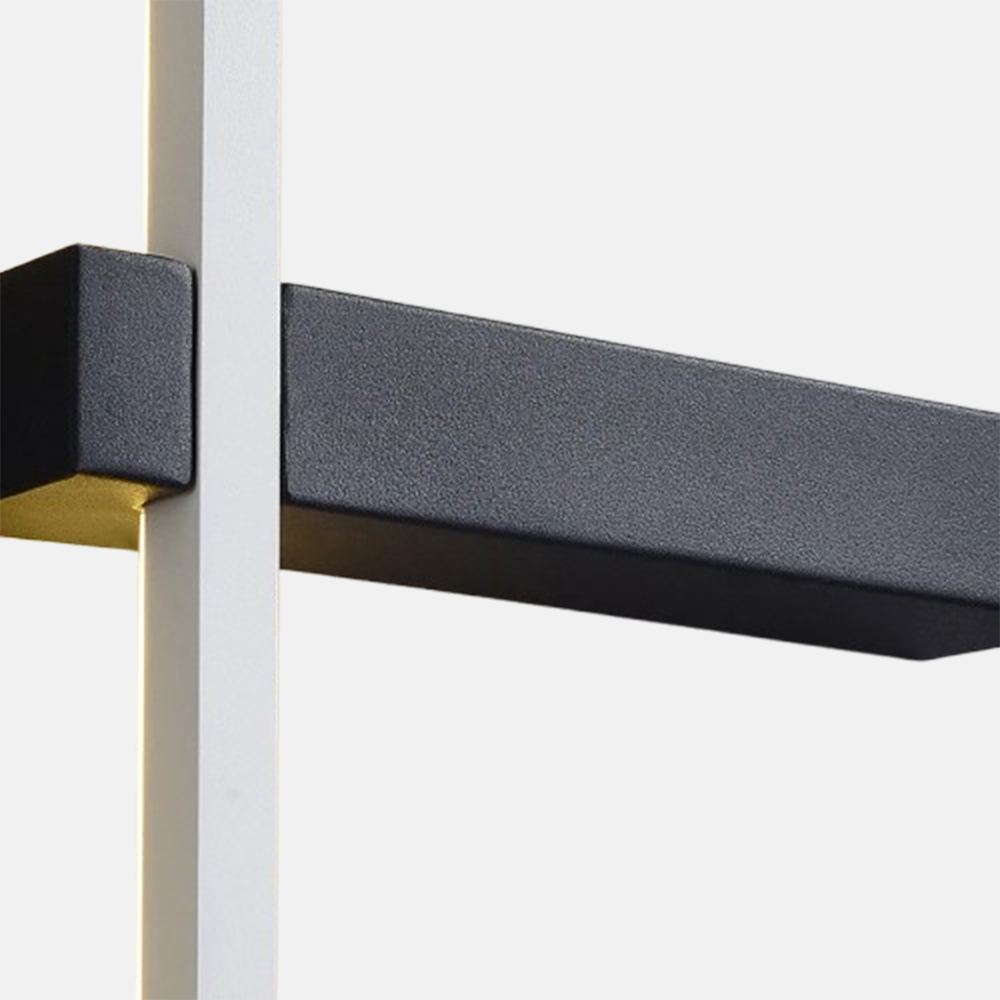 Minimalistische Wandleuchte LED Linear Metall Rot Schlaf/Wohnzimmer