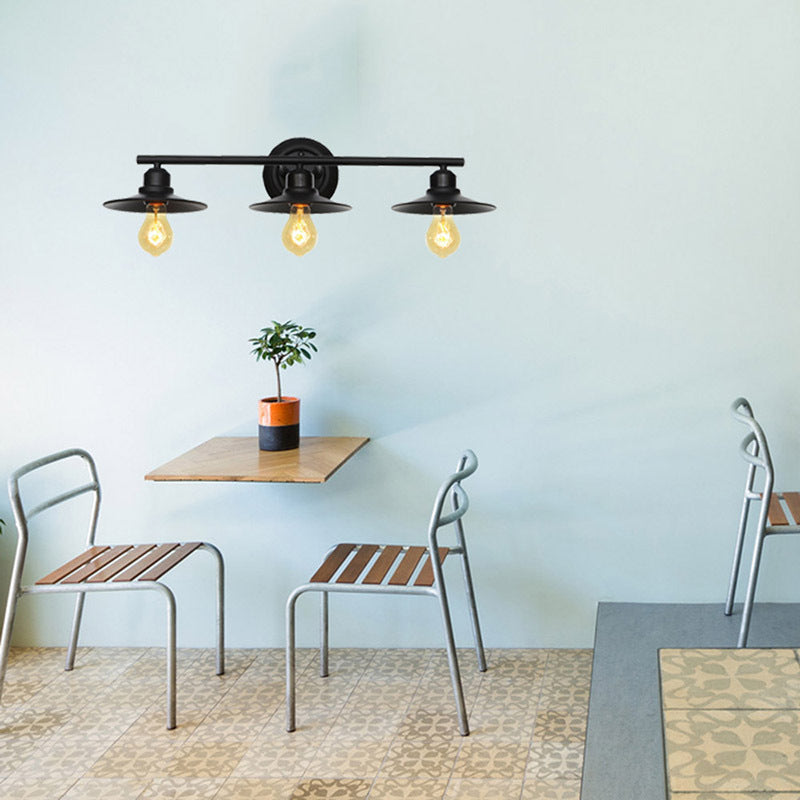 Minimalistisch Wandleuchte Metall Schwarz badezimmer