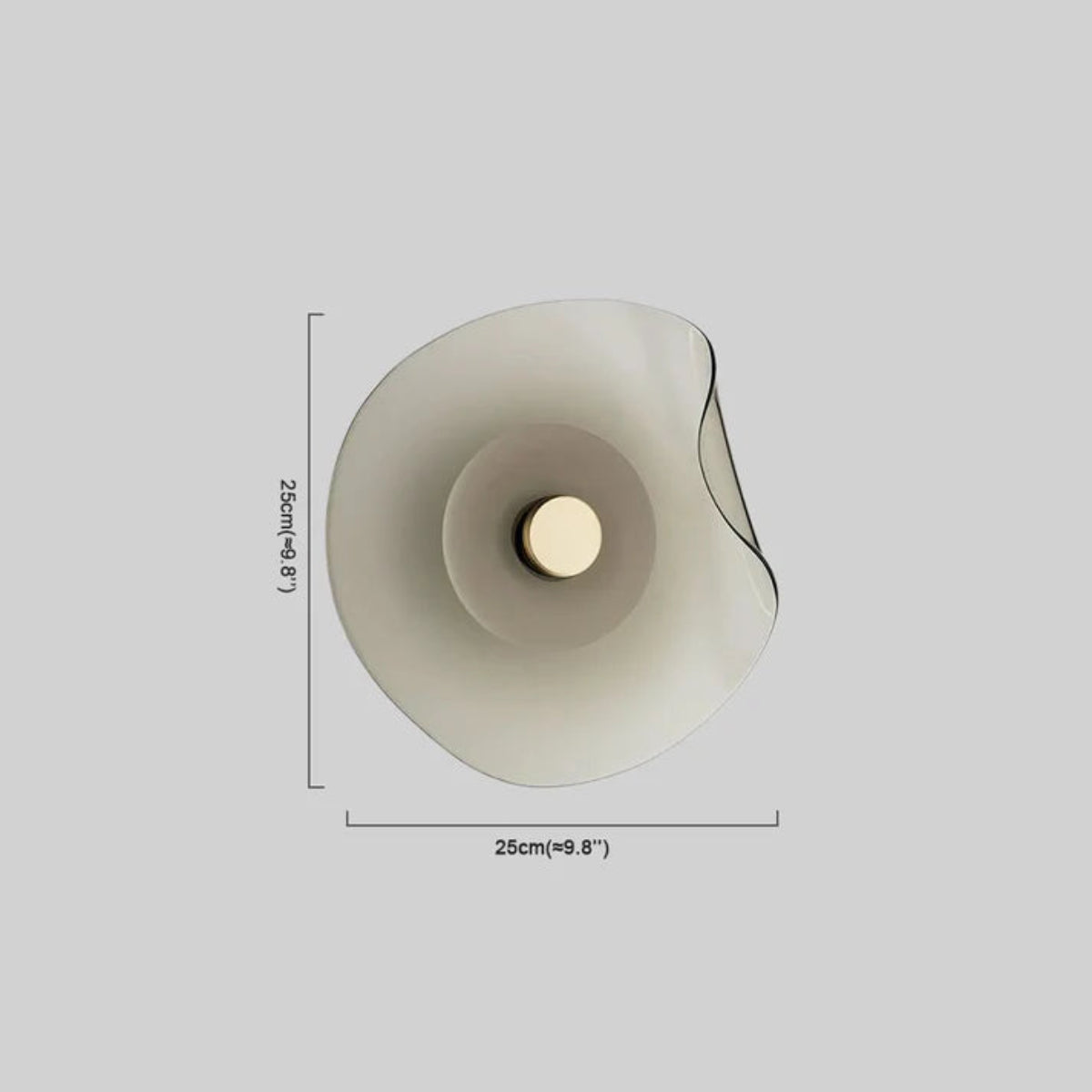 Nordic Wandlampe Metall Grau Schlafzimmer