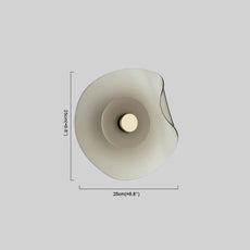 Nordic Wandlampe Metall Grau Schlafzimmer