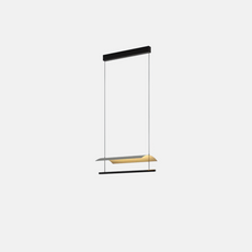 Minimalistisch Pendelleuchte  LED Metall Linear Schwarz Schlaf/Wohnzimmer