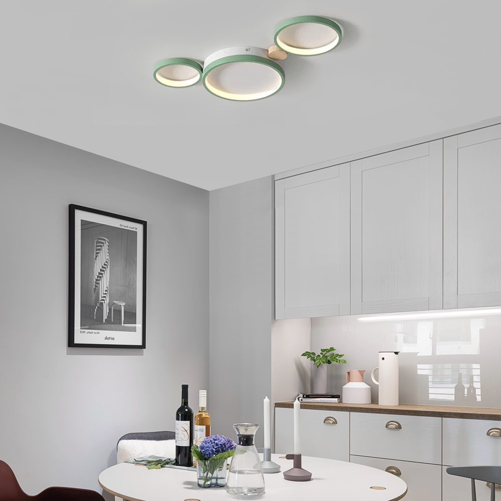 Grün LED Deckenleuchte fürs Esszimmer