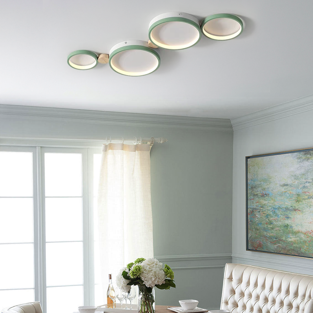 Grün LED Deckenleuchte fürs Esszimmer