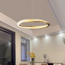 Designer Pendelleuchte Metall Silber Wohnzimmer