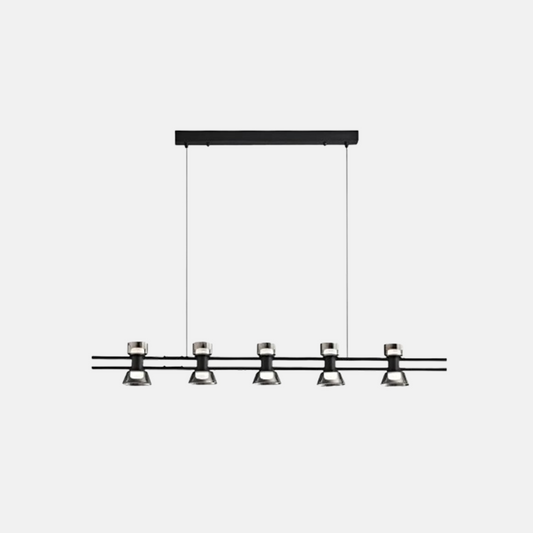 Modern Pendelleuchte LED Schwarz Fernbedienung Wohnzimmer