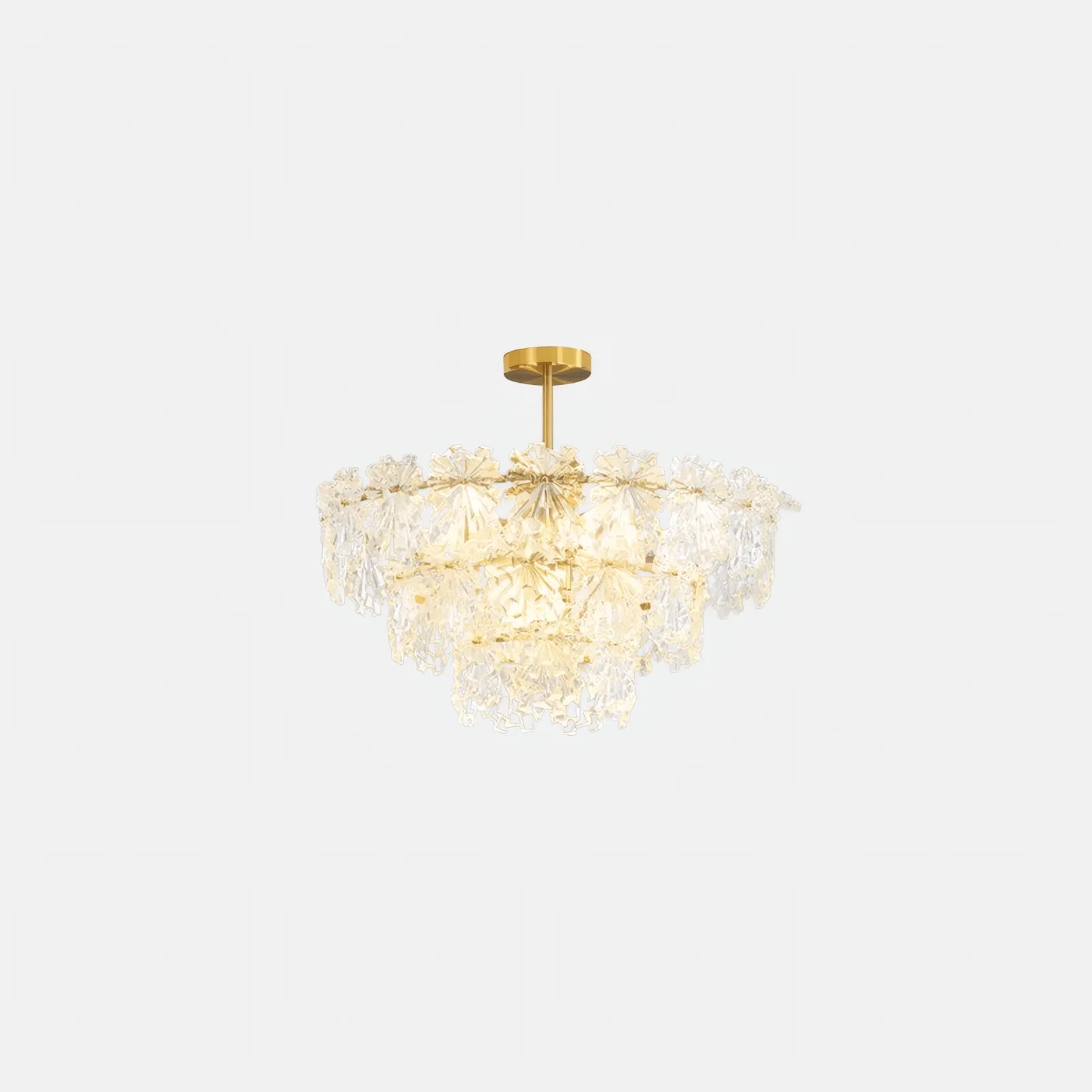 Royal Pendelleuchte Glas Gold Esszimmer