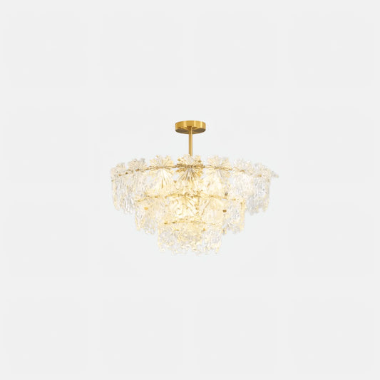 Royal Pendelleuchte Glas Gold Esszimmer