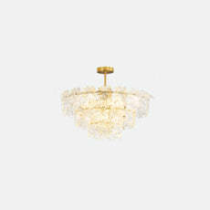 Royal Pendelleuchte Glas Gold Esszimmer
