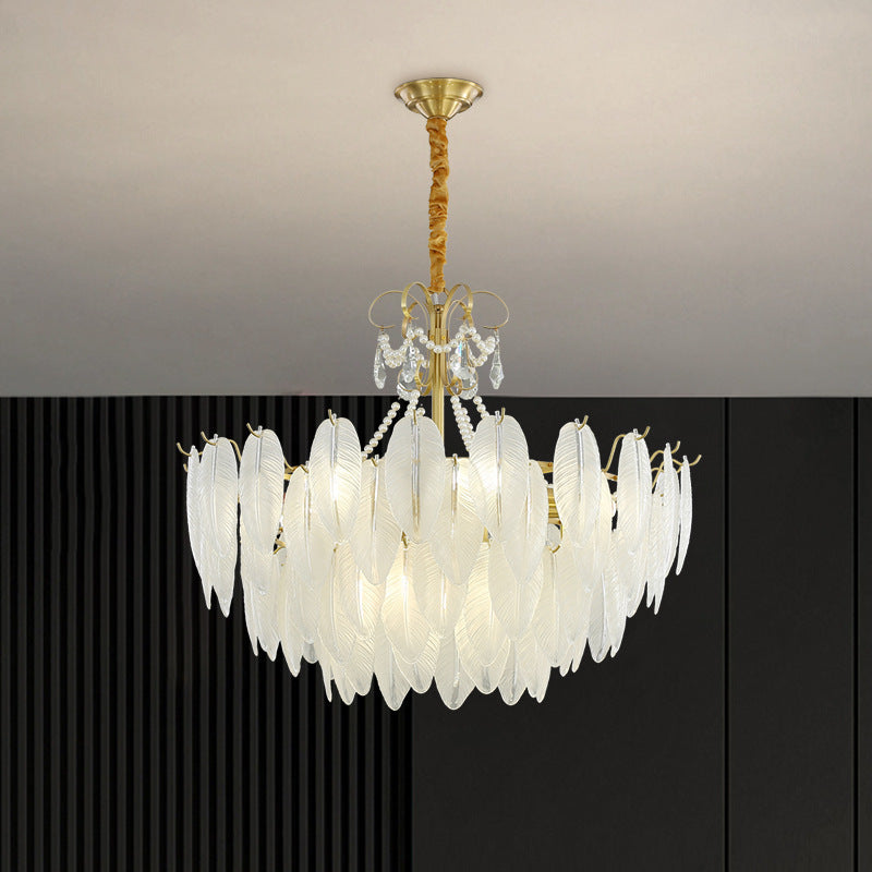 Royal Kronleuchter Metall Weiß Wohnzimmer