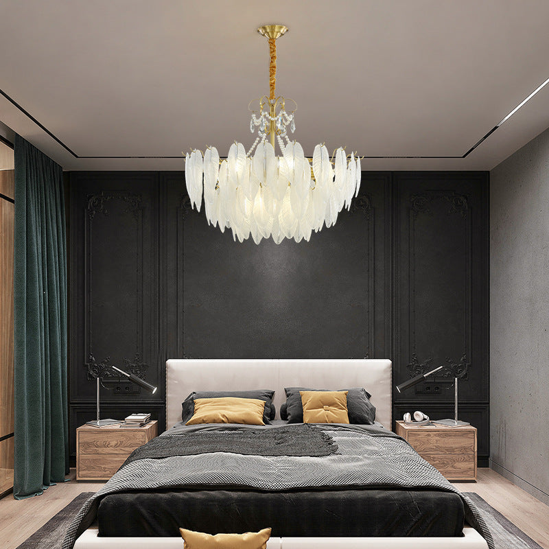 Royal Kronleuchter Metall Weiß Wohnzimmer