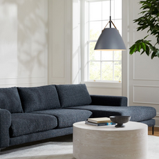 Moderne Pendelleuchte Schwarz Metall Abdeckung Esszimmer
