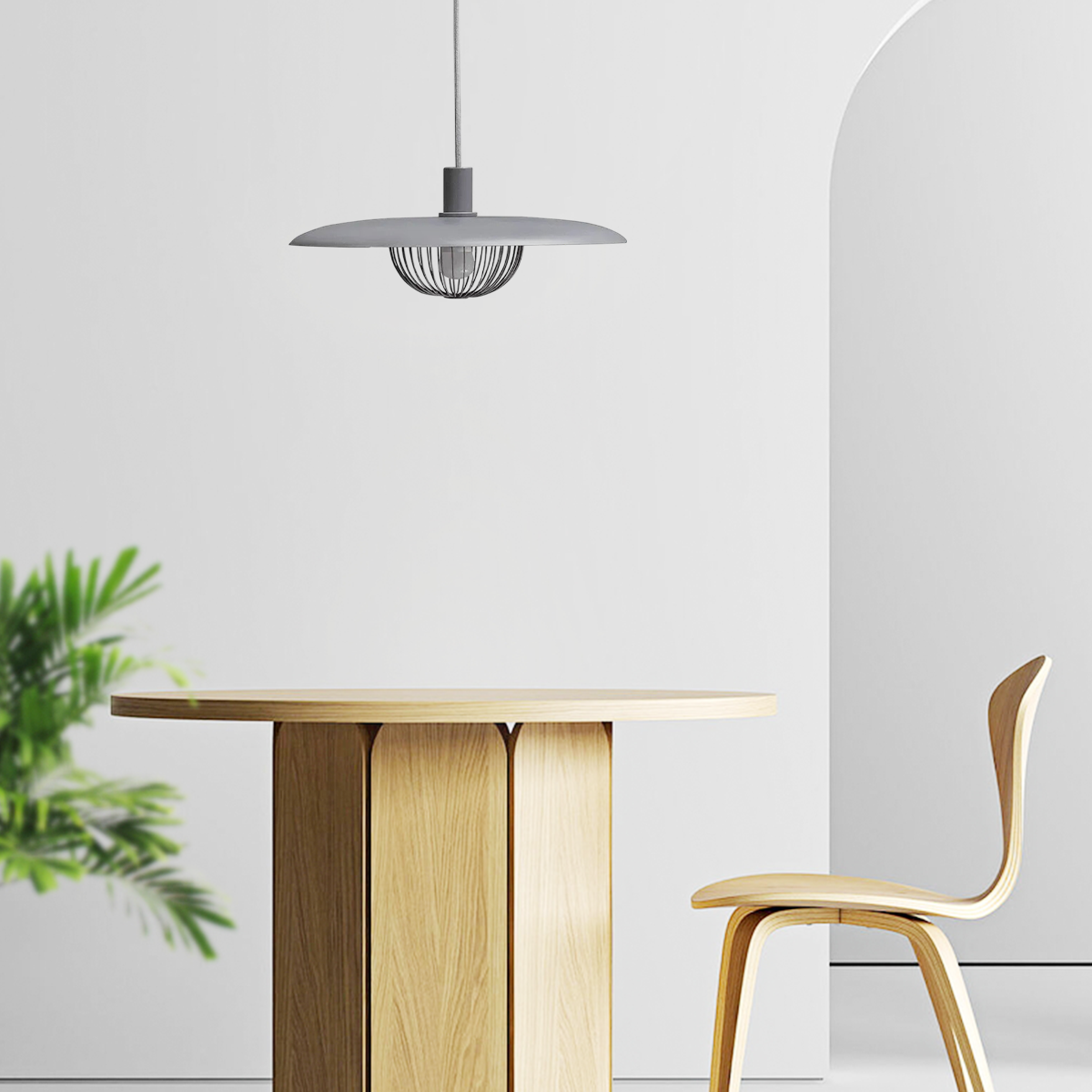 Moderne Pendelleuchte Gold Metall Kuppel Wohnzimmer