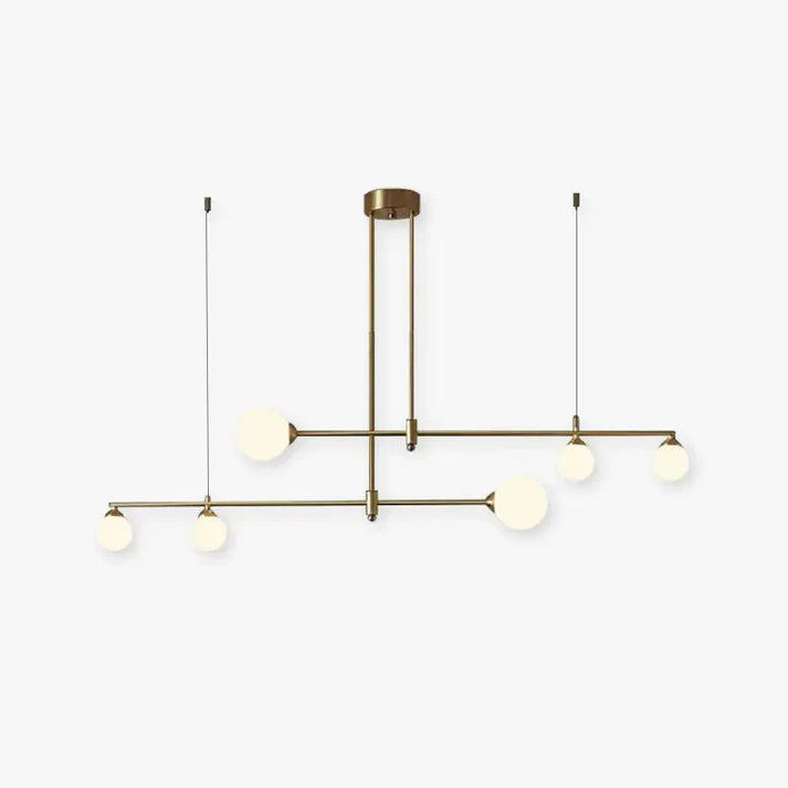 Goldener Kronleuchter, geeignet für Esszimmer