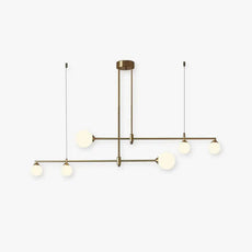 Goldener Kronleuchter, geeignet für Esszimmer