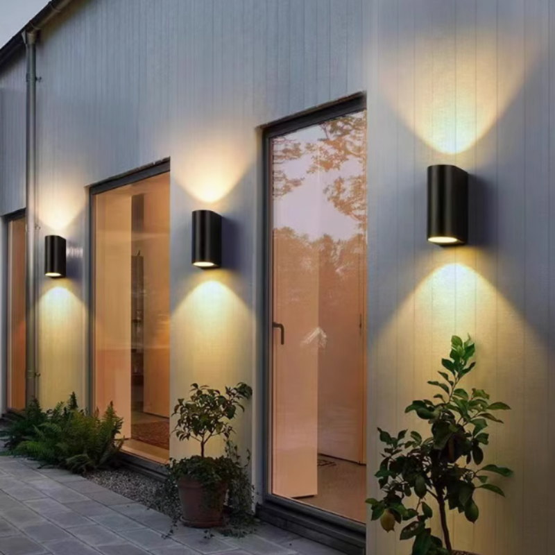 Minimalistisch Wandlampe Metall Schwarz Korridore