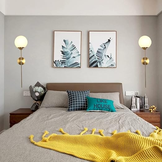 Modern Wandlampe Metall Rauchgrau Schlafzimmer