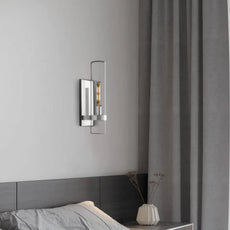Modern Wandlampe Metall/Glas Schlafzimmer