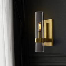 Modern Wandlampe Metall/Glas Schlafzimmer