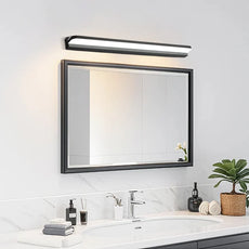 Modern Wandlampe Metall Schwarz Badezimmer