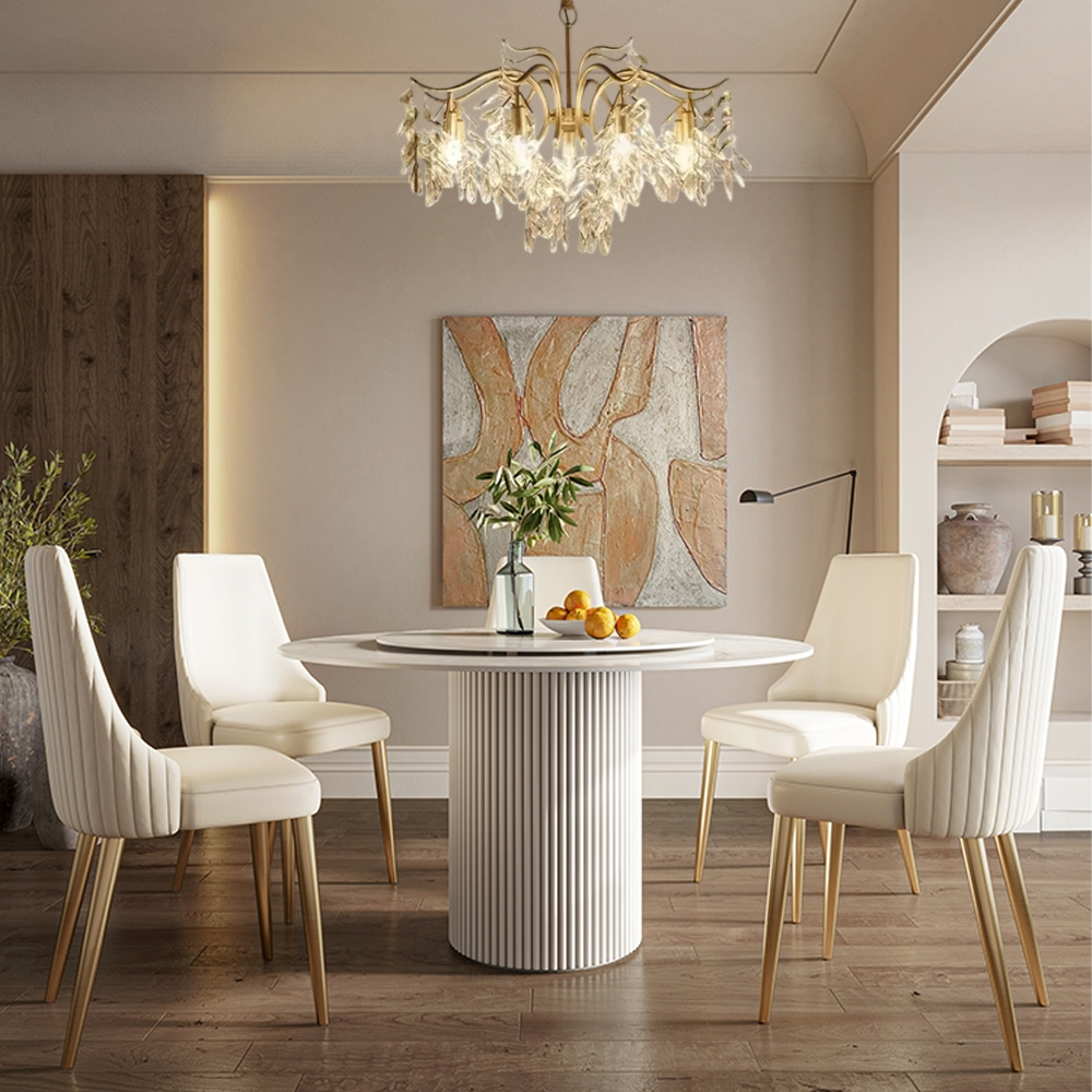 Royal Kronleuchter LED Kristall Metall Schwarz/Gold Esszimmer