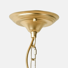 Royal Kronleuchter LED Kristall Metall Schwarz/Gold Esszimmer