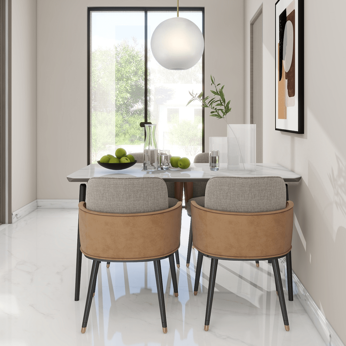 Moderne Pendelleuchte Metall Klar Esszimmer