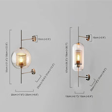 Modern Wandlampe Metall Silber Schlafzimmer