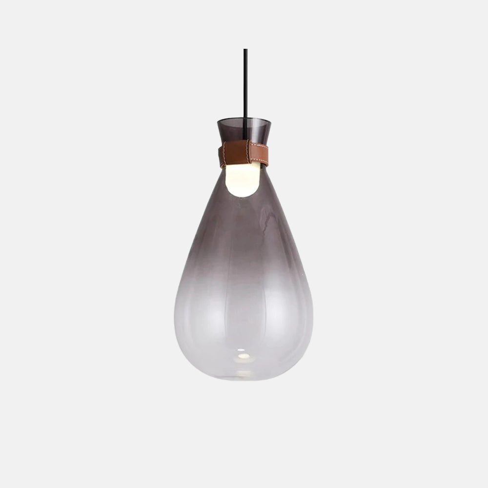 Modern Pendelleuchte Glas Acryl Weiß Wohnzimmer