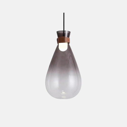 Modern Pendelleuchte Glas Acryl Weiß Wohnzimmer