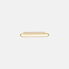 Moderne Deckenleuchte Rechteckig Gold