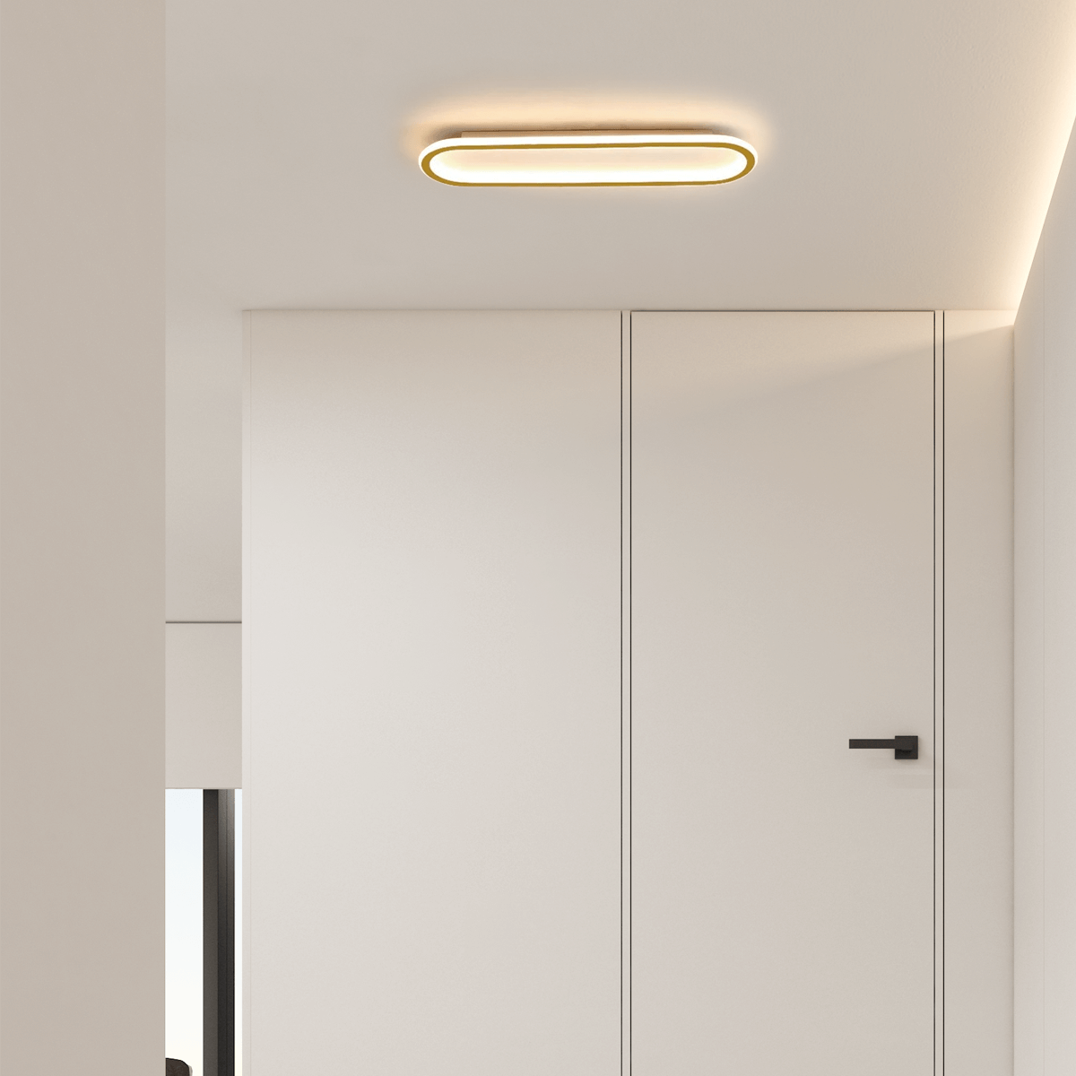Moderne Deckenleuchte Rechteckig Gelb- Modernes Design und stilvolle Gestaltung des Raums