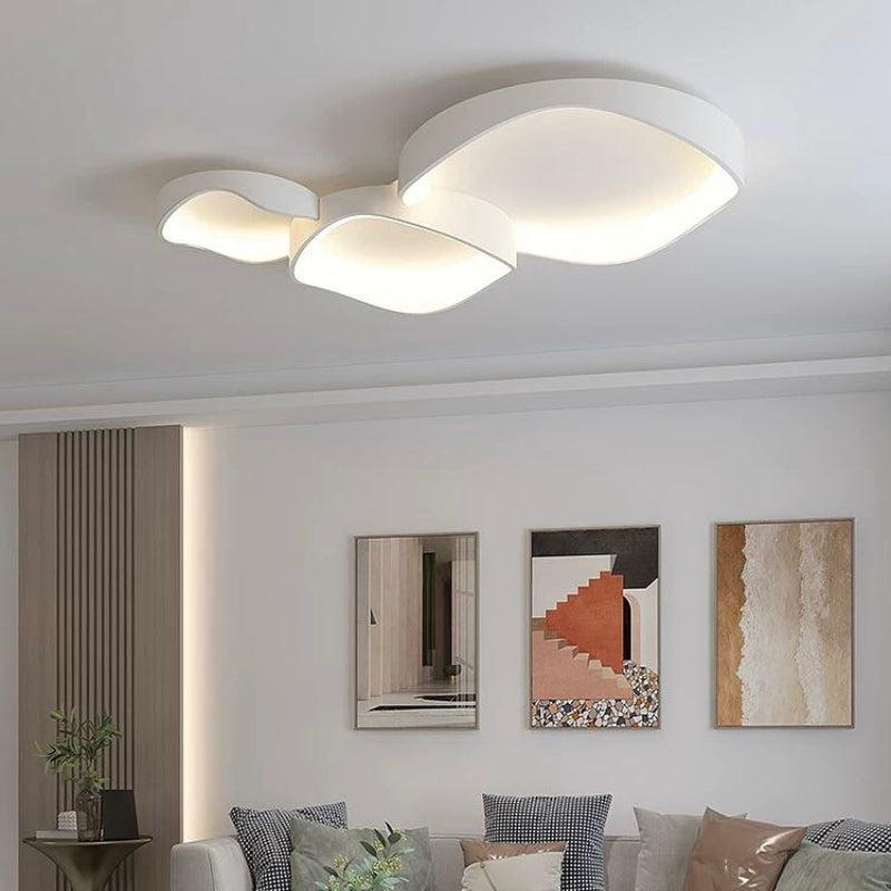 Modern Deckenleuchte Metall Weiß Schlafzimmer