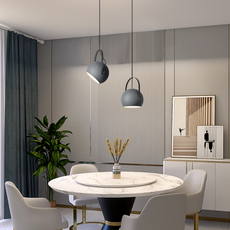 Grau Pendelleuchte geeignet für Esszimmer