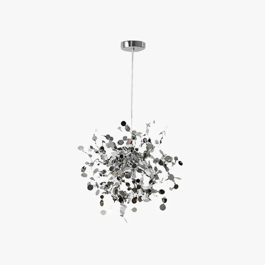 Art Deco Pendelleuchte LED Metall Gold Silber Esszimmer
