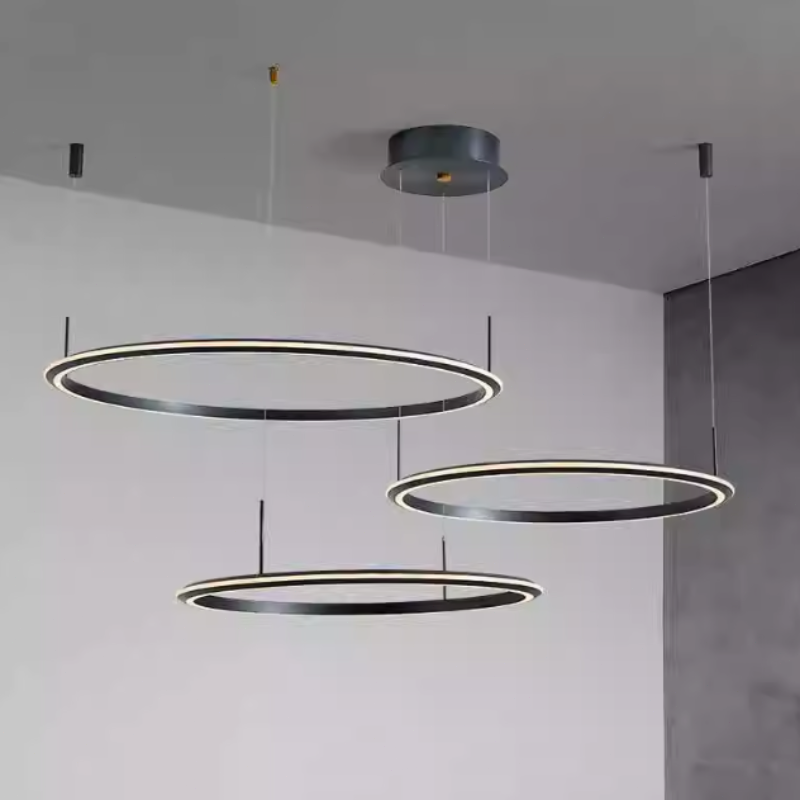 Modern Pendelleuchte Acryl Schwarz Kücheninsel