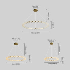 Nordic Pendelleuchte Metall/Acryl Gold Esszimmer