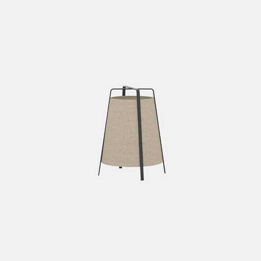 Modern Stehleuchte LED Lantern Metall/Stoff Wohnzimmer
