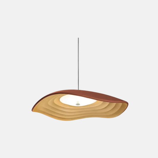 Nordic Pendelleuchte LED Geometrisch Kreis Harz Weiß Esszimmer