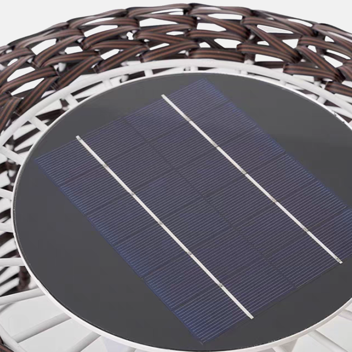 Vintage LED-Außenstehleuchte mit Solar funktionen