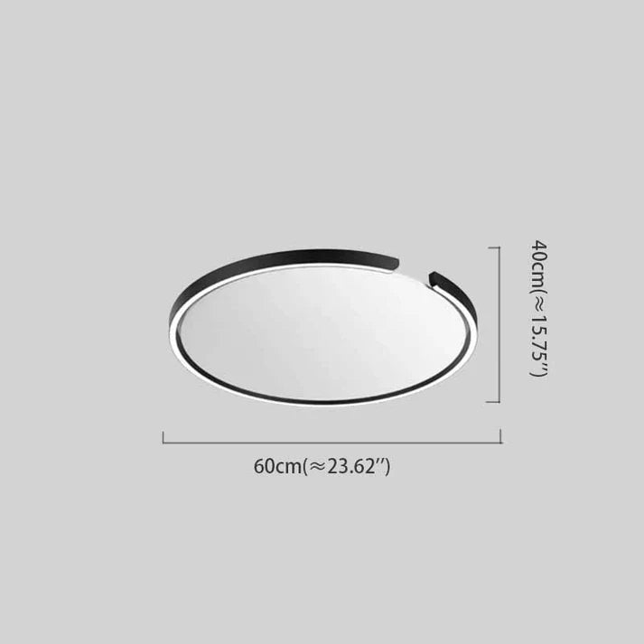Modern Deckenleuchte  Metall Schwarz Schlafzimmer