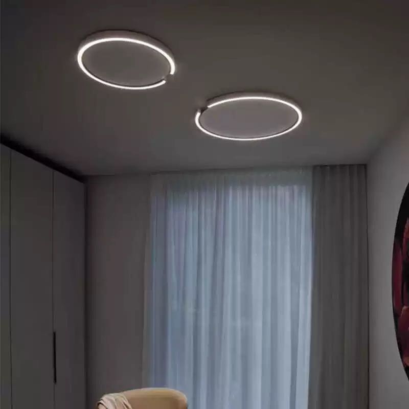 Modern Deckenleuchte  Metall Schwarz Schlafzimmer