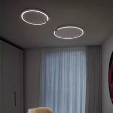 Modern Deckenleuchte  Metall Schwarz Schlafzimmer