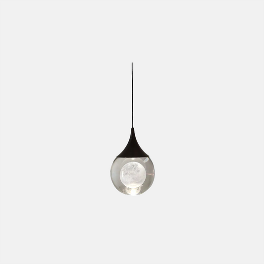Modern Pendelleuchte LED Tropfen Schwarz 