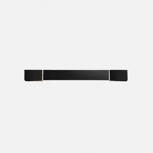 Moderne Wandleuchte Schwarz Linear Metall Acryl Wohnzimmer